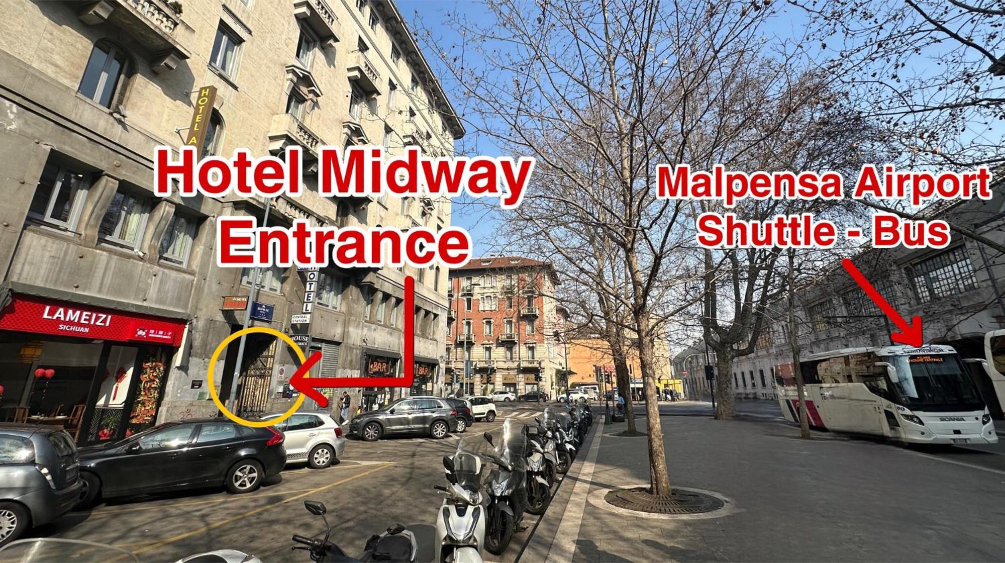 Hotel Midway Milão Exterior foto